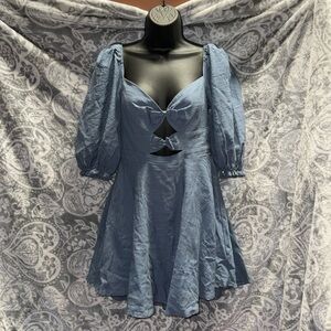 Saints + Secrets Bella Puffy Sleeve Dress